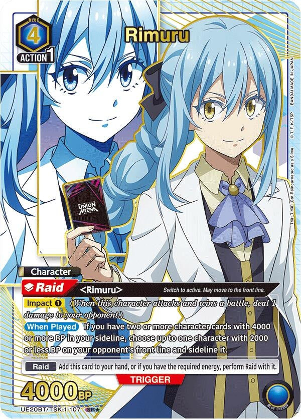 Image for Rimuru (107) (Box Topper Gold Foil) (UE20BT/TSK-1-107) (UE20BT: That Time I Got Reincarnated as a Slime) - Union Arena