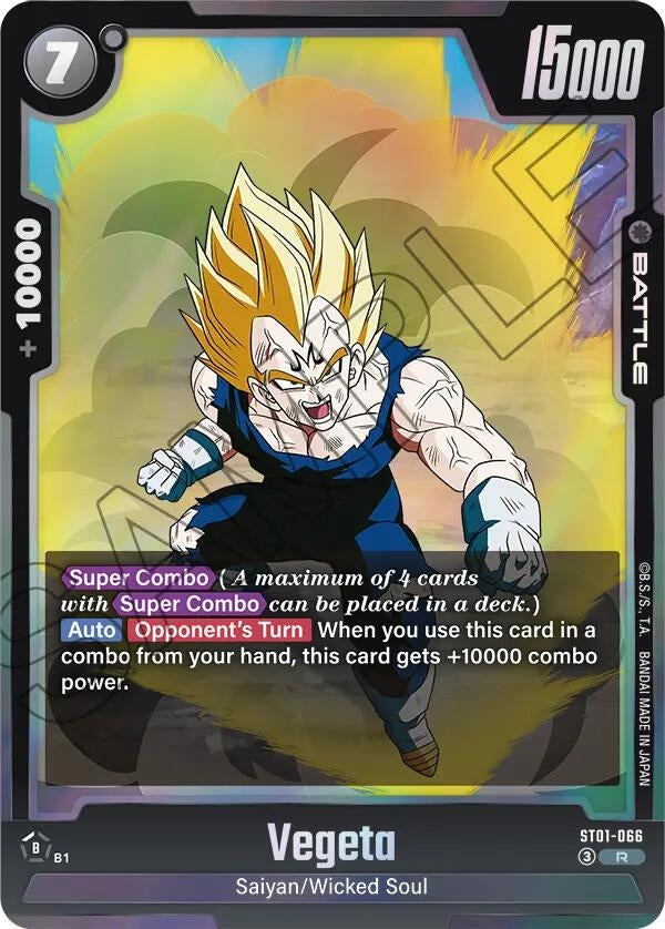 Image for Vegeta - ST01-066 (ST01-066) (Story Booster 01) (ST01) - Dragon Ball Super: Fusion World