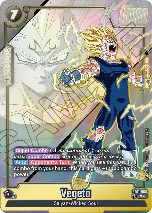 Image for Vegeta - ST01-066 (Alternate Art) (ST01-066) (Story Booster 01) (ST01) - Dragon Ball Super: Fusion World