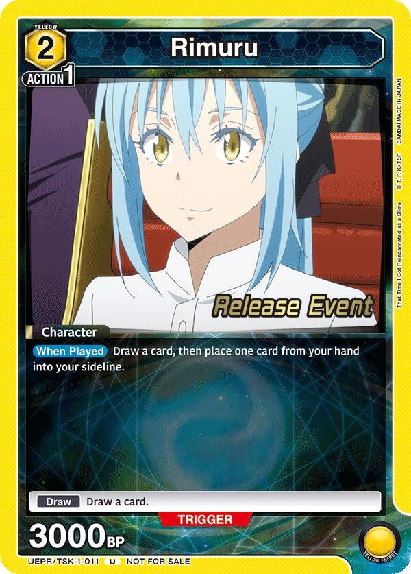 Image for Rimuru (011) (UEPR/TSK-1-011) (UE20BT: That Time I Got Reincarnated as a Slime Release Event Cards) (UE20BT_RE) - Union Arena