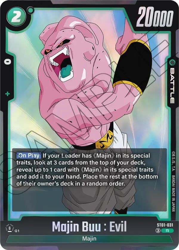 Image for Majin Buu : Evil - ST01-031 (ST01-031) (Story Booster 01) (ST01) - Dragon Ball Super: Fusion World