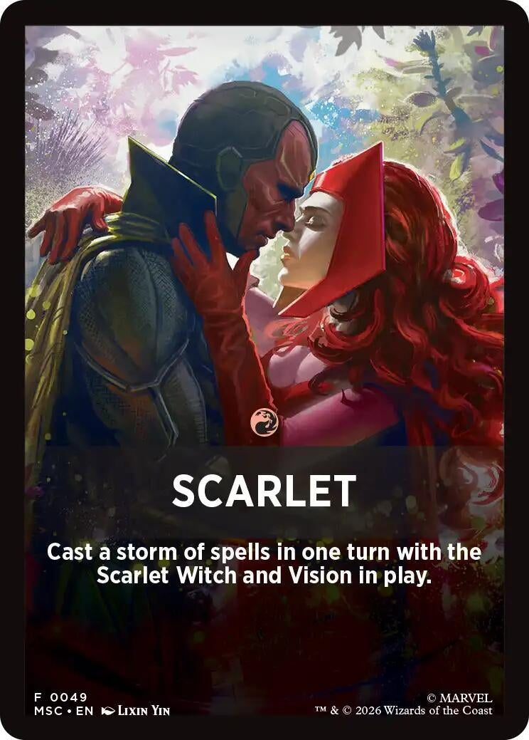 Image for Scarlet Theme Card (49) (Commander: Marvel Super Heroes) (MSC) - Magic: The Gathering