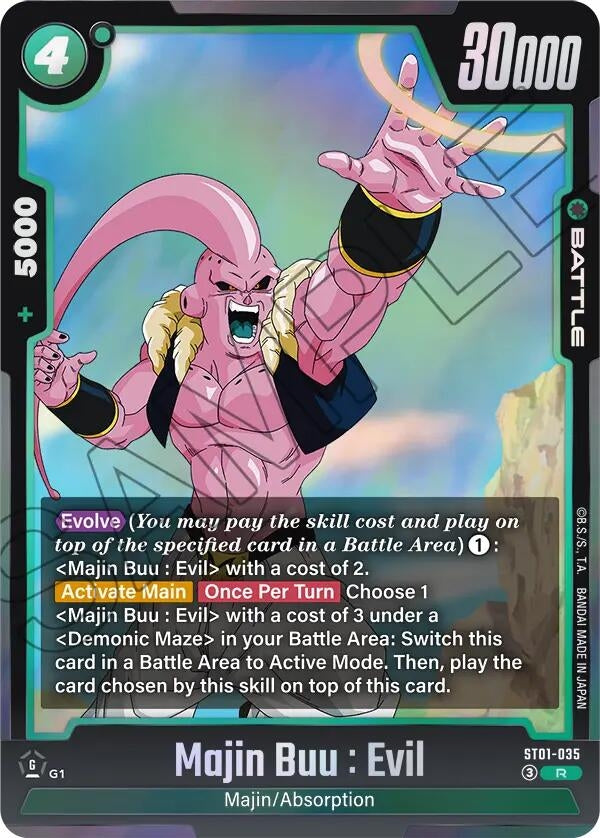 Image for Majin Buu : Evil - ST01-035 (ST01-035) (Story Booster 01) (ST01) - Dragon Ball Super: Fusion World