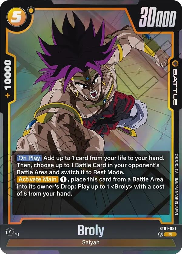 Image for Broly - ST01-051 (ST01-051) (Story Booster 01) (ST01) - Dragon Ball Super: Fusion World