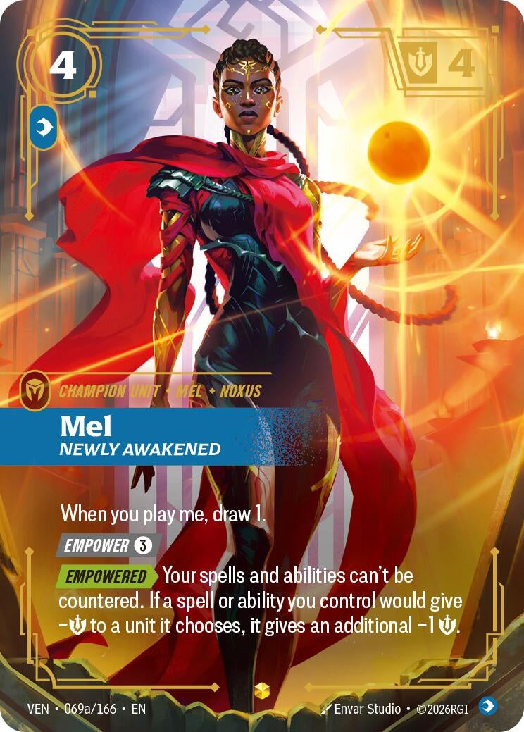 Image for Mel, Newly Awakened (Alternate Art) (069a/166) (Vendetta) (VEN) - Riftbound: League of Legends Trading Card Game