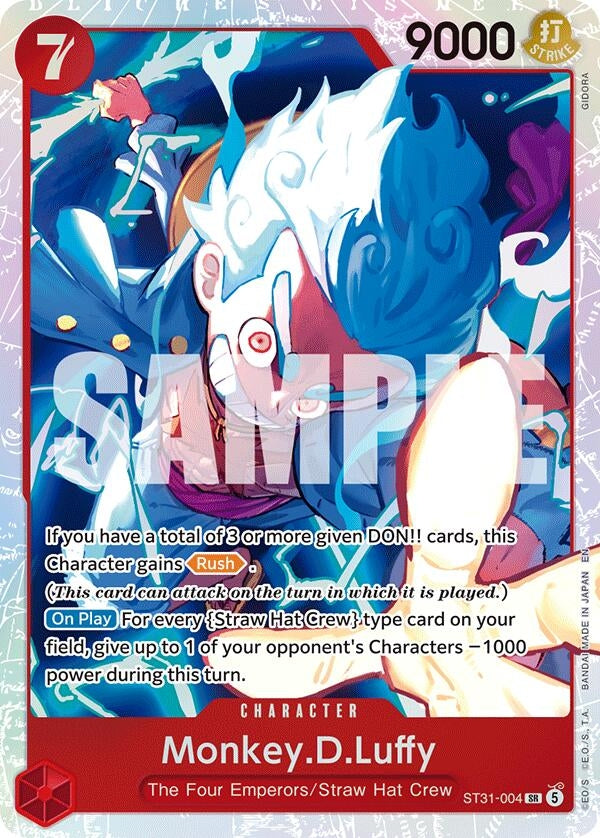 Image for Monkey.D.Luffy (ST31-004) (ST31-004) (Starter Deck 31: RED Monkey.D.Luffy) (ST-31) - One Piece Card Game