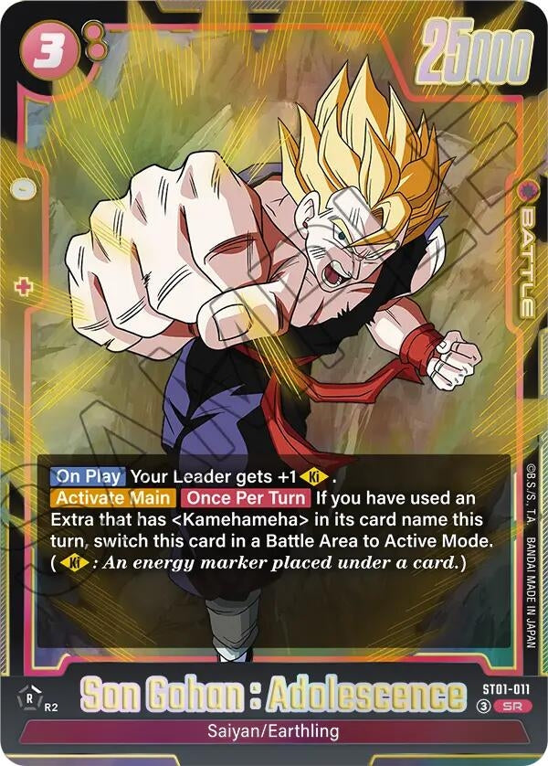 Image for Son Gohan : Adolescence - ST01-011 (ST01-011) (Story Booster 01) (ST01) - Dragon Ball Super: Fusion World