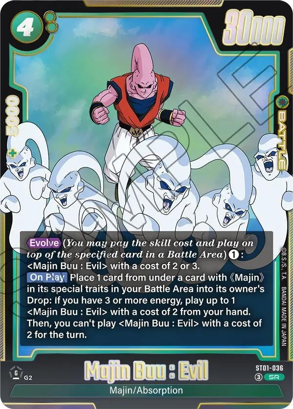 Image for Majin Buu : Evil - ST01-036 (ST01-036) (Story Booster 01) (ST01) - Dragon Ball Super: Fusion World
