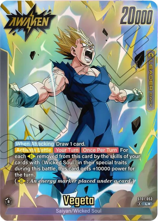 Image for Vegeta - ST01-053 (Alternate Art) (ST01-053) (Story Booster 01) (ST01) - Dragon Ball Super: Fusion World