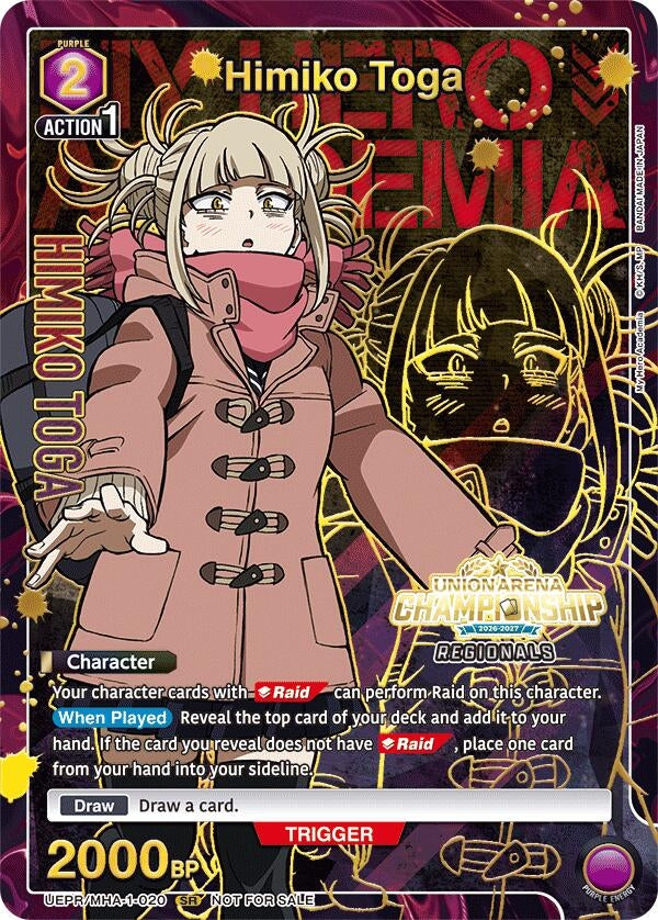 Image for Himiko Toga (Regionals 26-27) (UEPR/MHA-1-020) (Union Arena Promotion Cards) (UEPR) - Union Arena