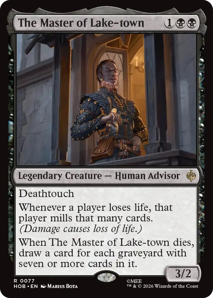 Image for The Master of Lake-town (77) (The Hobbit) (HOB) - Magic: The Gathering