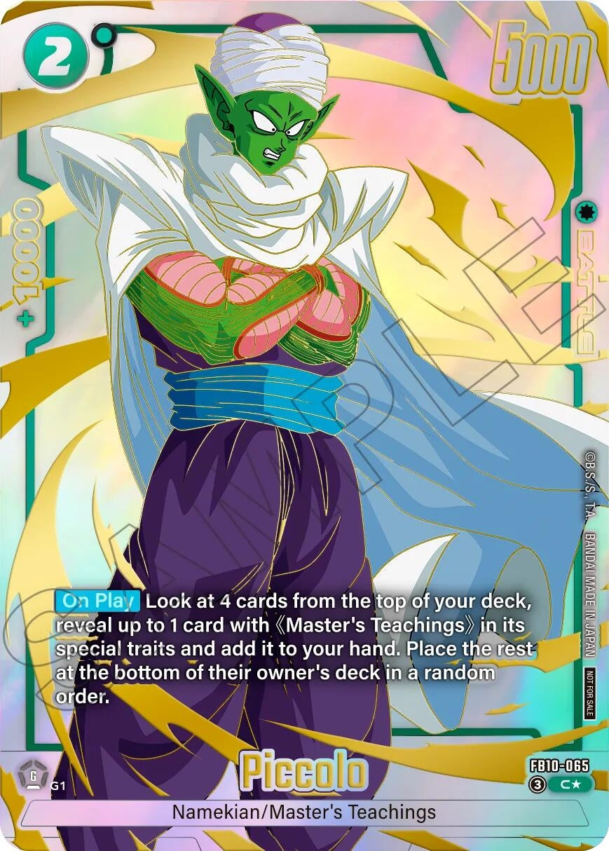 Image for Piccolo - FB10-065 (Limited Pack 26-27 WAVE2) (FB10-065) (Tournament and Championship Promos) (DBSFW_TPR) - Dragon Ball Super: Fusion World