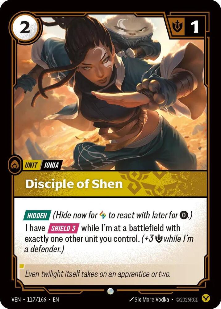 Disciple of Shen (117/166) (Vendetta) (VEN)