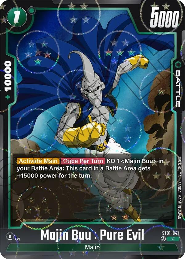 Image for Majin Buu : Pure Evil - ST01-041 (Dragon Ball Pattern) (ST01-041) (Story Booster 01) (ST01) - Dragon Ball Super: Fusion World