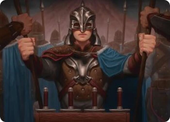 Image for Bard's Attendant Art Card (50) (Art Series: The Hobbit) (ASHOB) - Magic: The Gathering