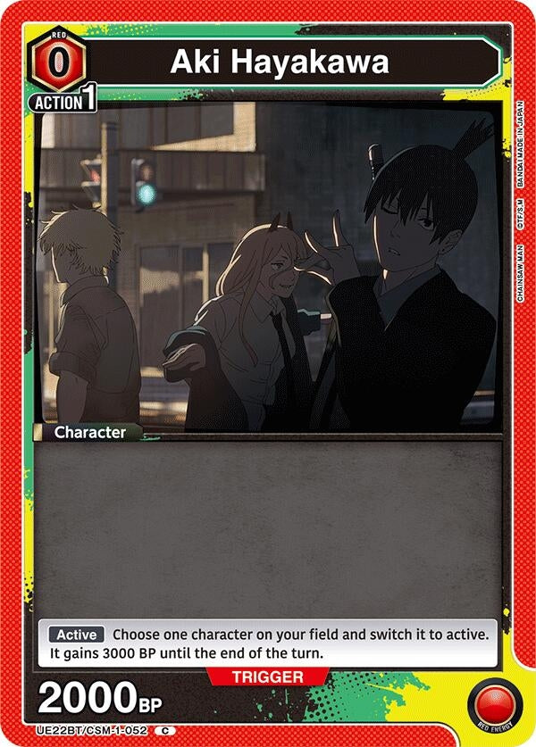 Image for Aki Hayakawa (052) (Box Topper Foil) (UE22BT/CSM-1-052) (UE22BT: CHAINSAW MAN) (UE22BT) - Union Arena