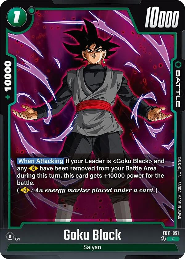 Image for Goku Black - FB11-051 (FB11-051) (Brightness of Hope) (FB11) - Dragon Ball Super: Fusion World