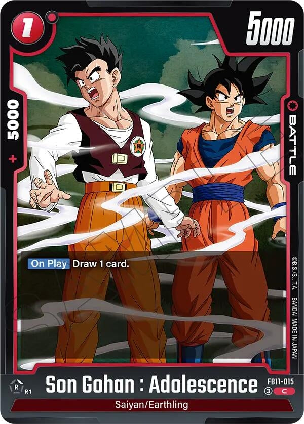 Image for Son Gohan : Adolescence - FB11-015 (FB11-015) (Brightness of Hope) (FB11) - Dragon Ball Super: Fusion World