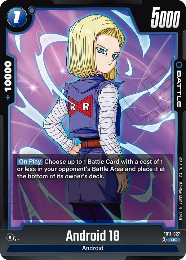 Image for Android 18 (FB11-027) (Brightness of Hope) (FB11) - Dragon Ball Super: Fusion World