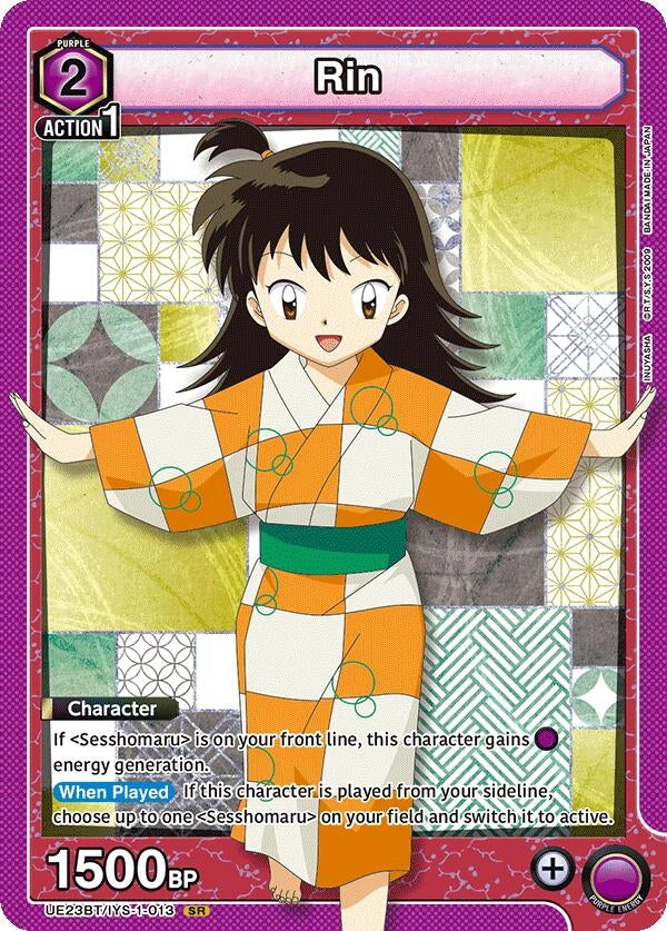 Image for Rin (013) (UE23BT/IYS-1-013) (UE23BT: Inuyasha) (UE23BT) - Union Arena