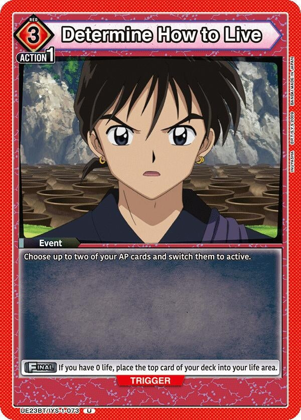 Image for Determine How to Live (UE23BT/IYS-1-073) (UE23BT: Inuyasha) (UE23BT) - Union Arena