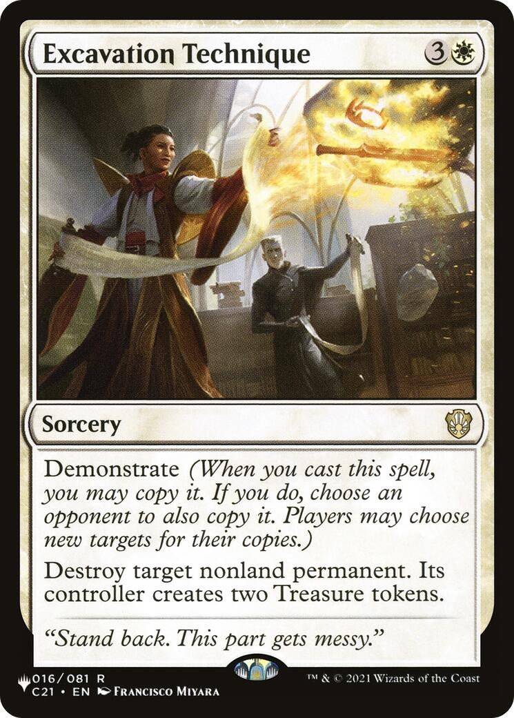 Image for Excavation Technique (16) (The List Reprints) (LIST) - Magic: The Gathering