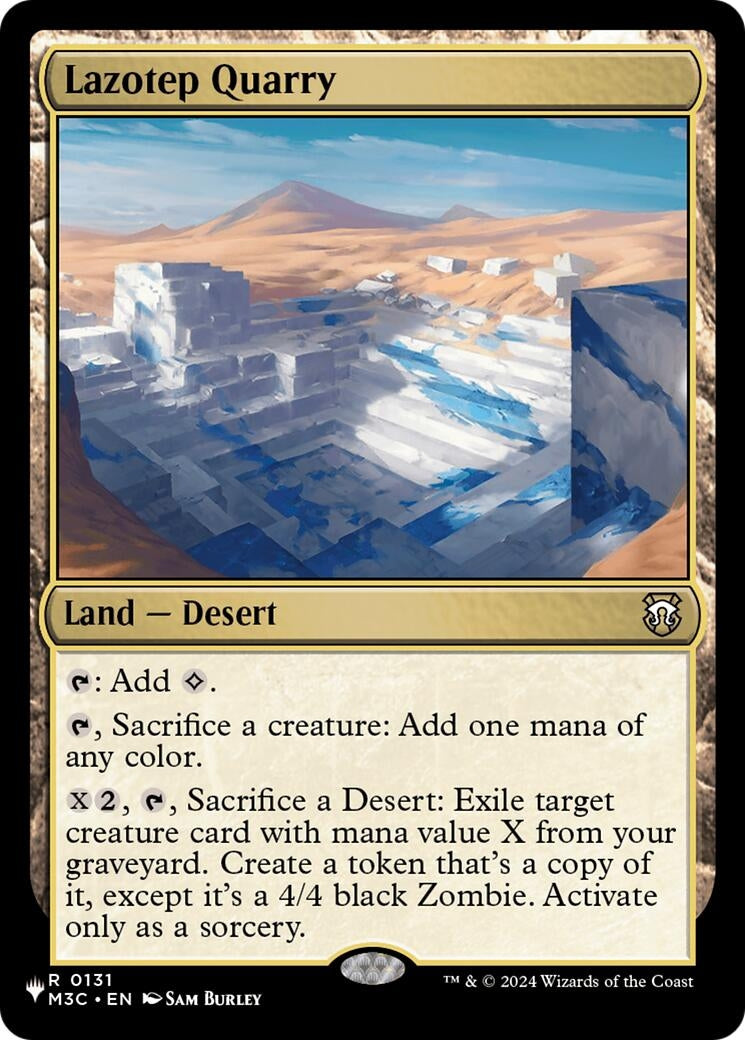 Image for Lazotep Quarry (131) (The List Reprints) (LIST) - Magic: The Gathering