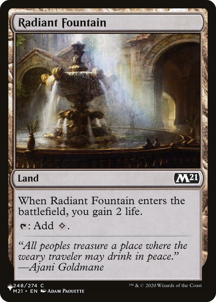 Image for Radiant Fountain (248) (The List Reprints) (LIST) - Magic: The Gathering