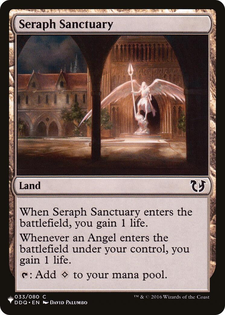 Image for Seraph Sanctuary (DDQ) (33) (The List Reprints) (LIST) - Magic: The Gathering