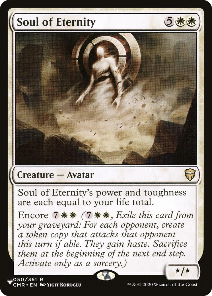 Image for Soul of Eternity (50) (The List Reprints) (LIST) - Magic: The Gathering