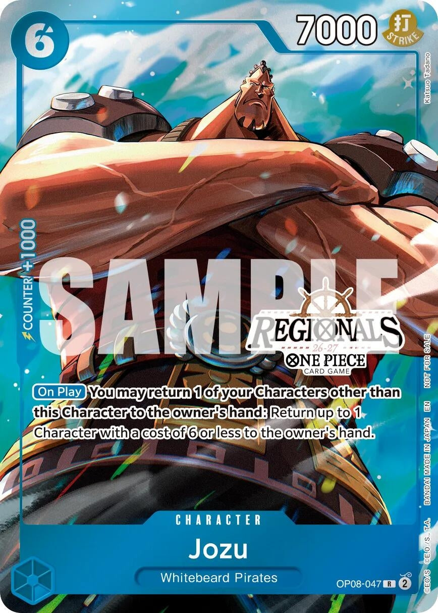 Image for Jozu (Regional Participation Pack 2026 Vol.2) (OP08-047) (One Piece Promotion Cards) (OP-PR) - One Piece Card Game
