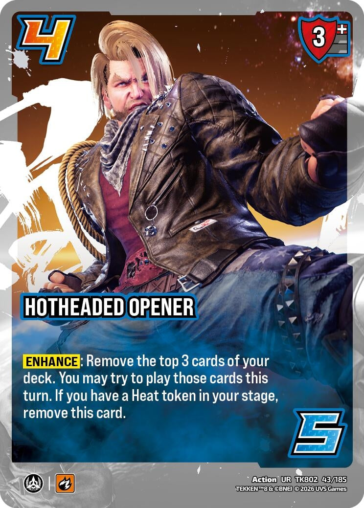 Image for Hotheaded Opener (TK802 43/185) (TEKKEN 8) (TK8) - UniVersus