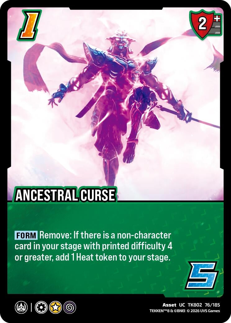 Image for Ancestral Curse (TK802 76/185) (TEKKEN 8) (TK8) - UniVersus