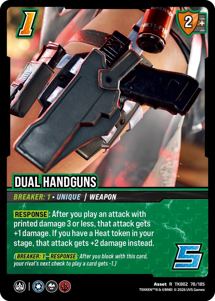 Image for Dual Handguns (TK802 78/185) (TEKKEN 8) (TK8) - UniVersus