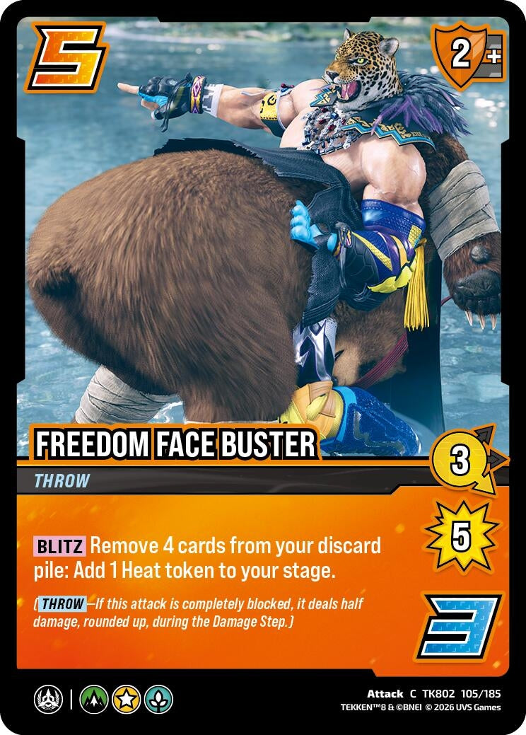 Image for Freedom Face Buster (TK802 105/185) (TEKKEN 8) (TK8) - UniVersus