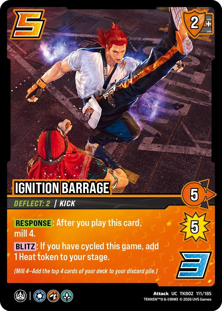 Image for Ignition Barrage (TK802 111/185) (TEKKEN 8) (TK8) - UniVersus