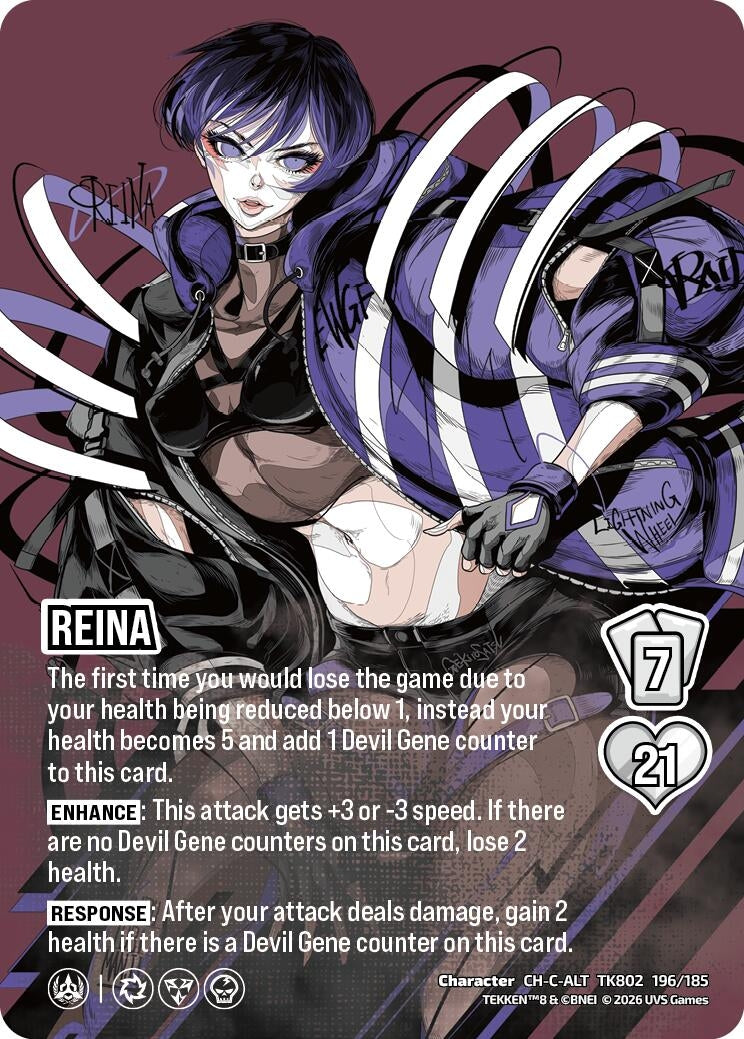 Image for Reina (Alternative Art) (TK802 196/185) (TEKKEN 8) (TK8) - UniVersus