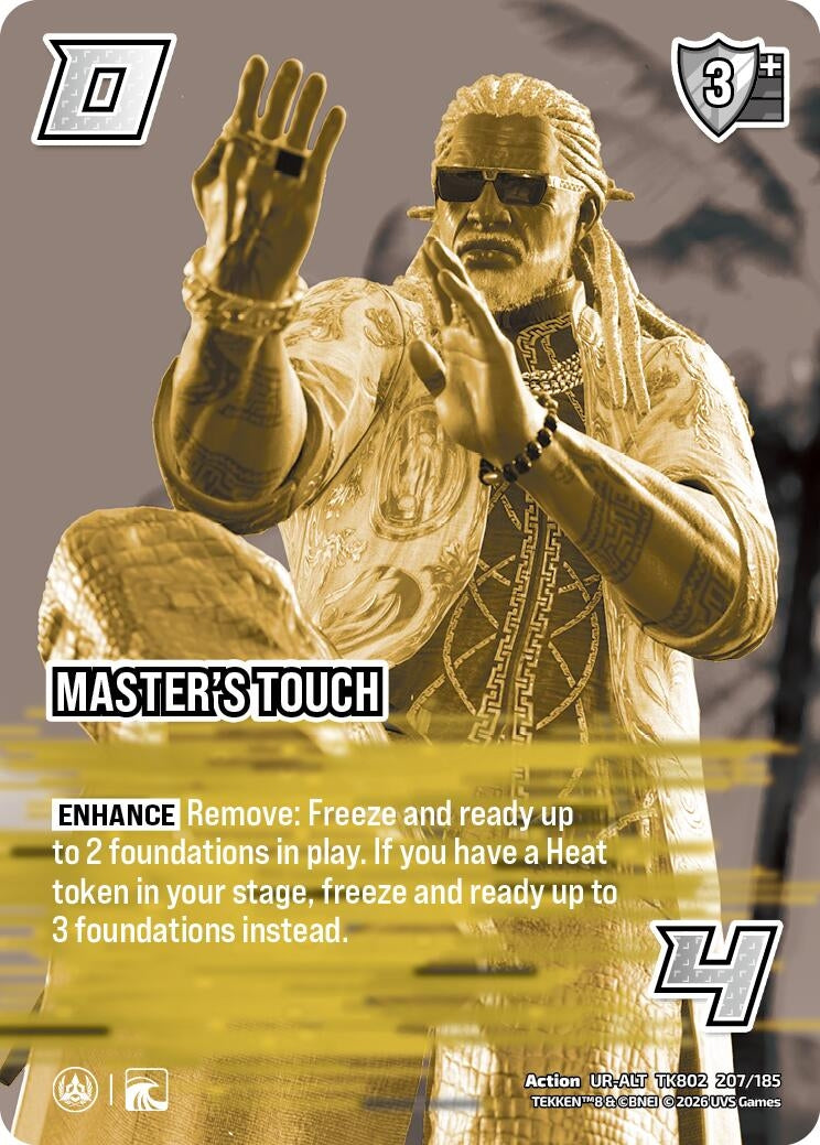 Image for Master's Touch (Alternative Art) (TK802 207/185) (TEKKEN 8) (TK8) - UniVersus
