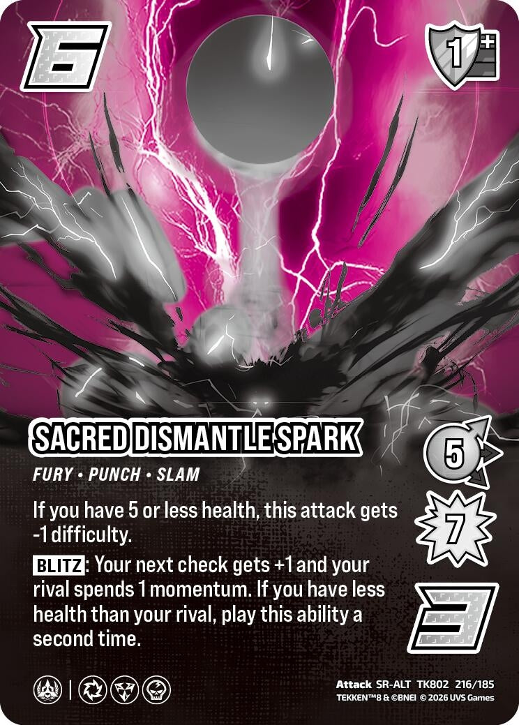 Image for Sacred Dismantle Spark (Alternative Art) (TK802 216/185) (TEKKEN 8) (TK8) - UniVersus