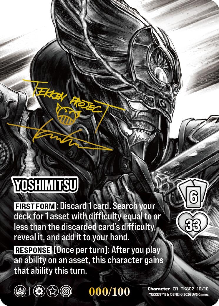 Image for Yoshimitsu (Autograph Version) (TK802 10/10) (TEKKEN 8) (TK8) - UniVersus