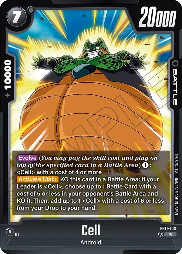 Image for Cell - FB11-103 (FB11-103) (Brightness of Hope) (FB11) - Dragon Ball Super: Fusion World