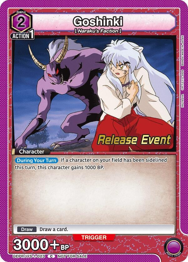 Image for Goshinki (UEPR/IYS-1-023) (UE23BT: Inuyasha Release Event Cards) (UE23BT_RE) - Union Arena
