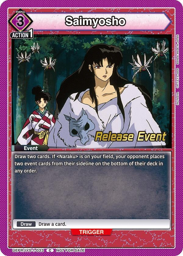 Image for Saimyosho (UEPR/IYS-1-033) (UE23BT: Inuyasha Release Event Cards) (UE23BT_RE) - Union Arena