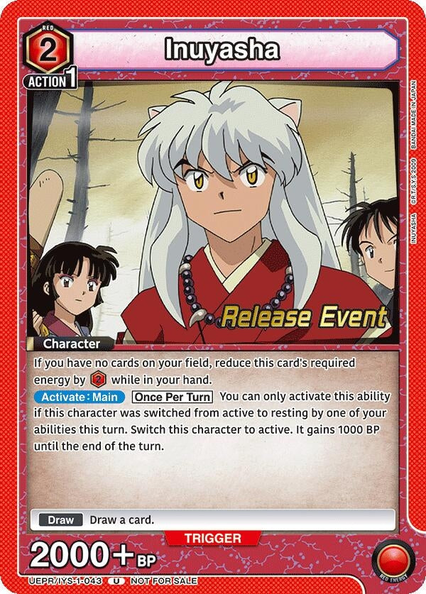 Image for Inuyasha (043) (UEPR/IYS-1-043) (UE23BT: Inuyasha Release Event Cards) (UE23BT_RE) - Union Arena