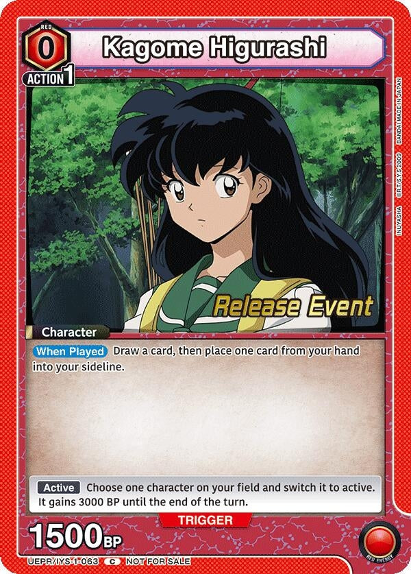 Image for Kagome Higurashi (063) (UEPR/IYS-1-063) (UE23BT: Inuyasha Release Event Cards) (UE23BT_RE) - Union Arena