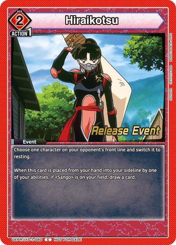 Image for Hiraikotsu (UEPR/IYS-1-080) (UE23BT: Inuyasha Release Event Cards) (UE23BT_RE) - Union Arena