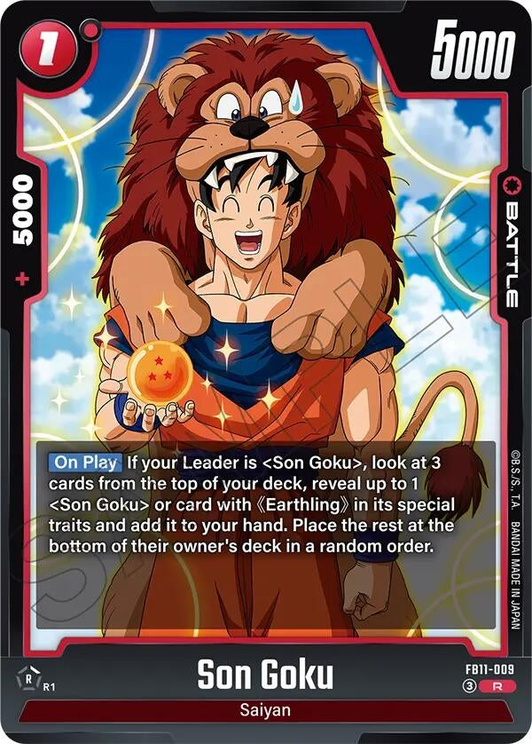 Image for Son Goku - FB11-009 (FB11-009) (Brightness of Hope) (FB11) - Dragon Ball Super: Fusion World