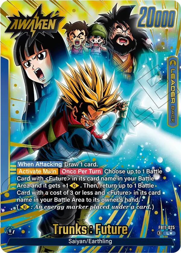 Image for Trunks : Future/Son Gohan : Future // Trunks : Future (Alternate Art) (FB11-025) (Brightness of Hope) (FB11) - Dragon Ball Super: Fusion World