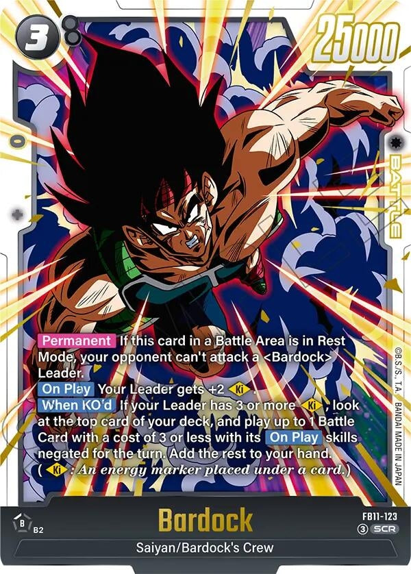 Image for Bardock - FB11-123 (FB11-123) (Brightness of Hope) (FB11) - Dragon Ball Super: Fusion World