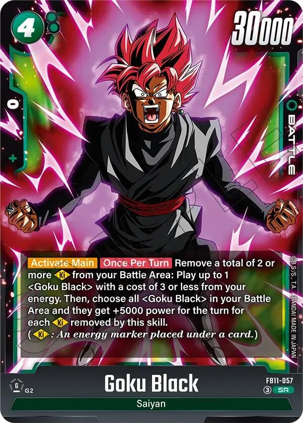 Image for Goku Black - FB11-057 (FB11-057) (Brightness of Hope) (FB11) - Dragon Ball Super: Fusion World